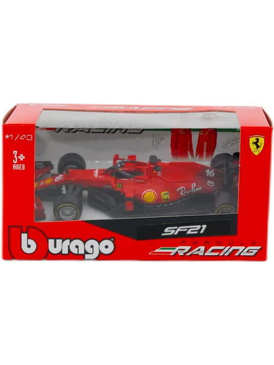 EXCLUSIVE Bburago Formula racing SF21 Driver number 16