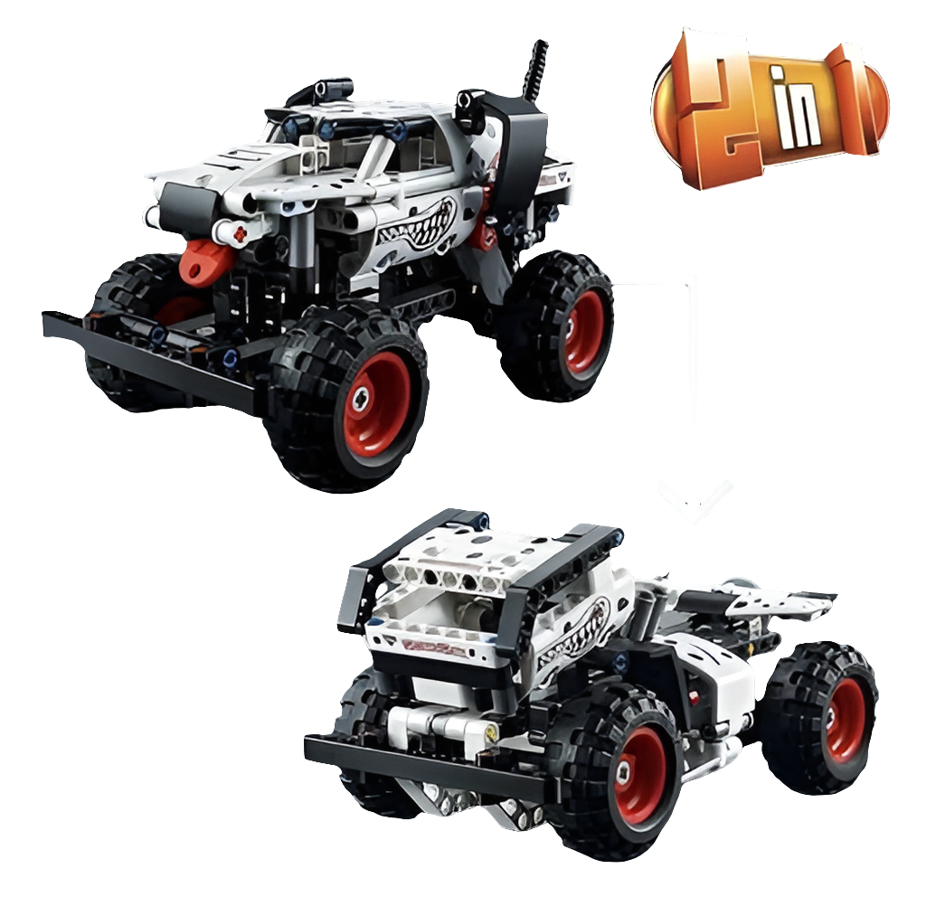 LEGO Technic 42150 monster jam monster mutt dalmation pull back