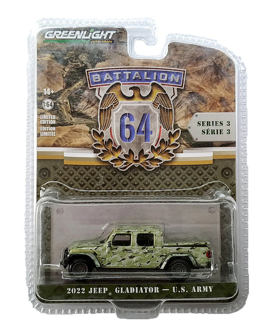 Greenlight Battalion 2022 Jeep Gladiator - U.S. Army