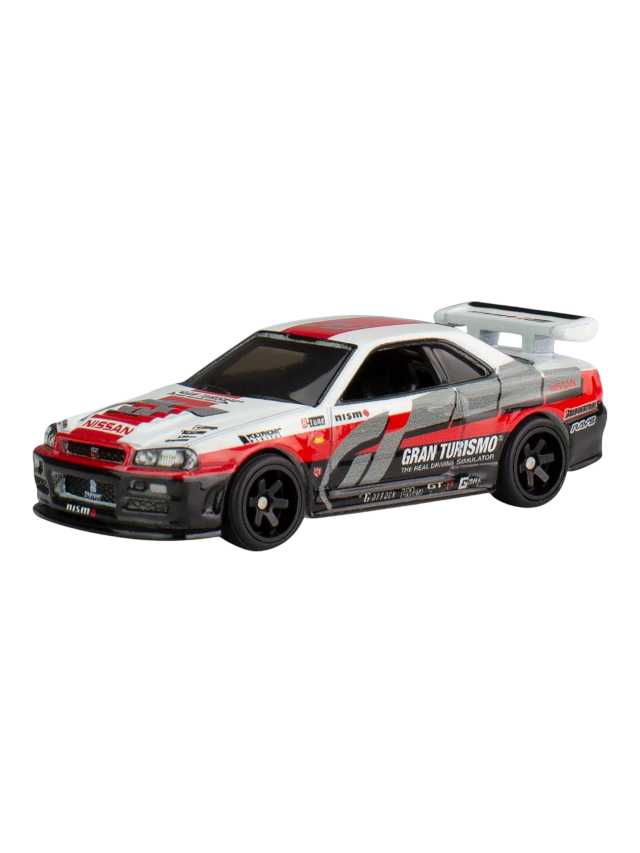 Hotwheels Gran Turismo Nissan Skyline GT-R (R34) Imported Card Art Mainline 1:64 Scale