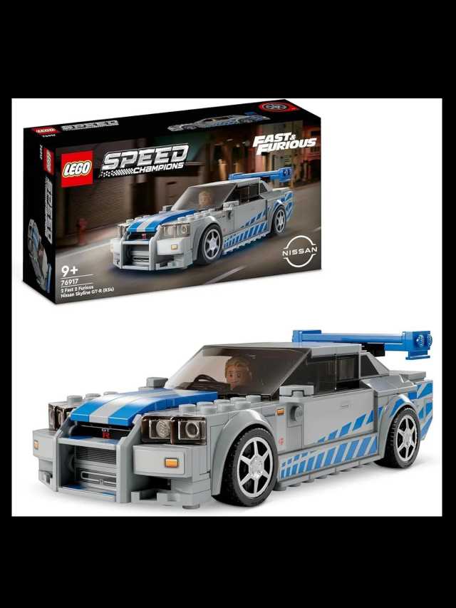 LEGO Speed champions 76917 2 fast 2 furious nissan skyline GT-R (R34)