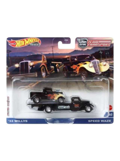 Hotwheels '33 willys speed waze imported team transport 1:64 scale