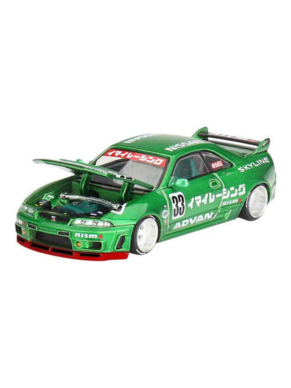 Mini GT kaido house 150 nissan skyline GT-R (R33) imai racing v1 1:64 scale