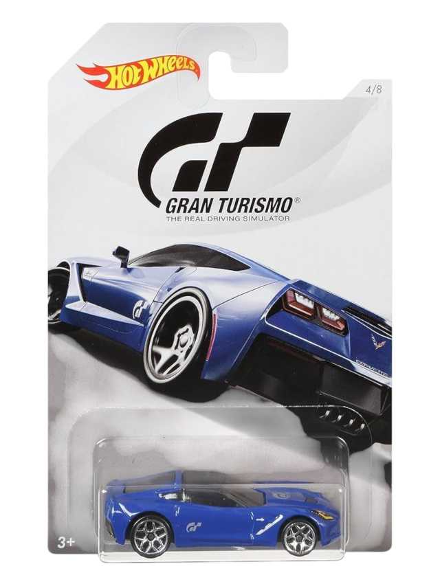 HotWheels Gran Turismo '14 Corvette Stingray Imported Card Art Mainline 1:64 scale