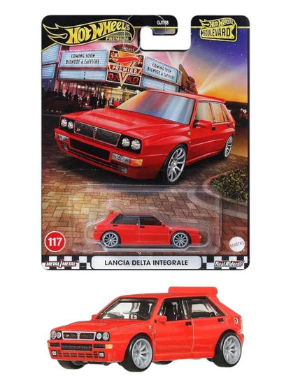 Hotwheels boulevard lancia delta integrale imported premium 1:64 Scale