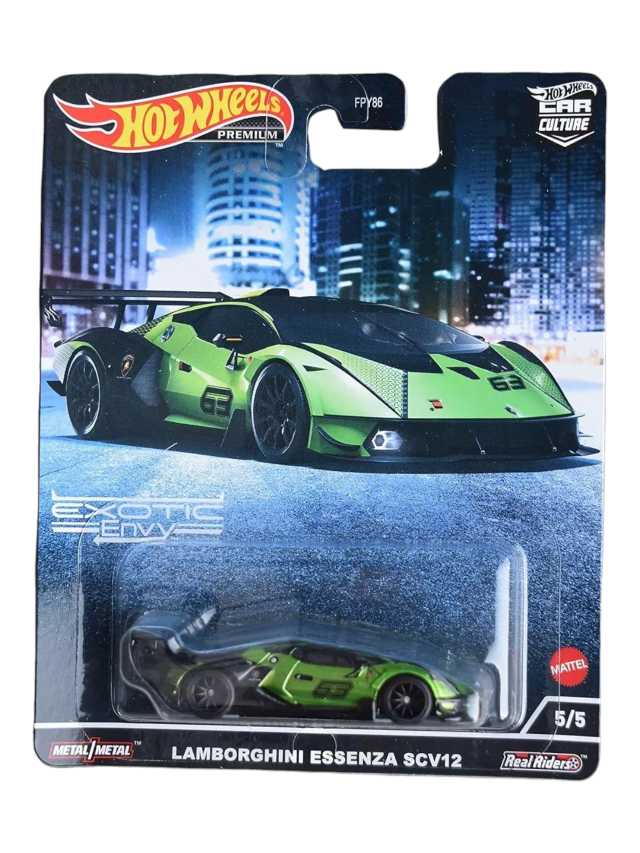 HOTWHEELS Premium Exotic Envy Lamborghini Essenza SCV12 Imported Premium Collection 1:64 Scale