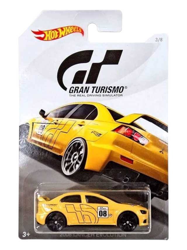 HotWheels Gran Turismo 2008 Lancer Evolution Imported Card Art Mainline 1:64 Scale