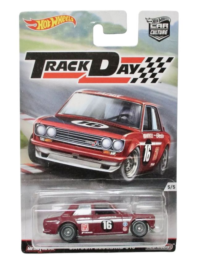 HotWheels Car Culture Track Day Datsun Bluebird 510 Imported Card Art Mainline 1:64 Scale