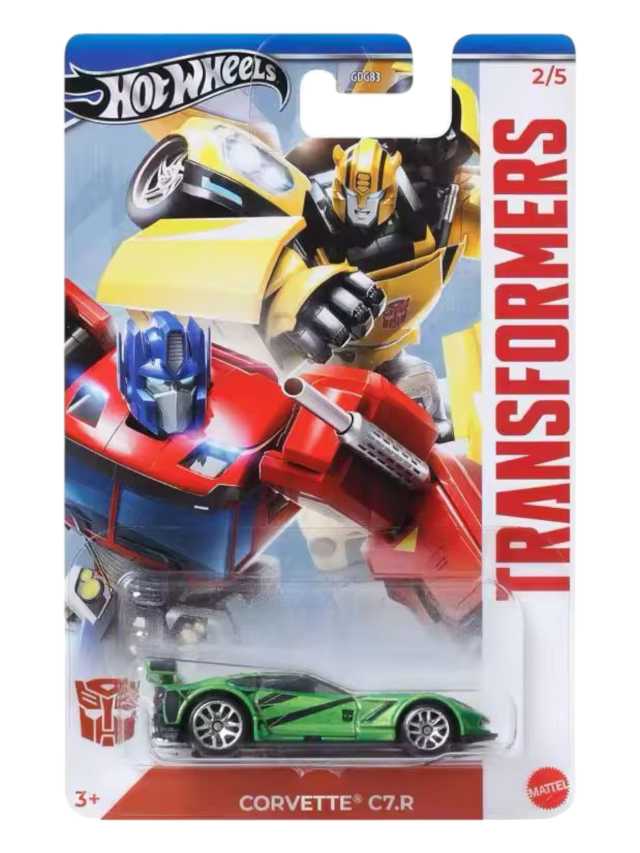 Hotwheels transformer optimus prime series set of 5 imported mainline card art 1:64 scale