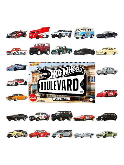 Hot Wheels Premium Set 25 Pack Boulevard Series 2025 Imported