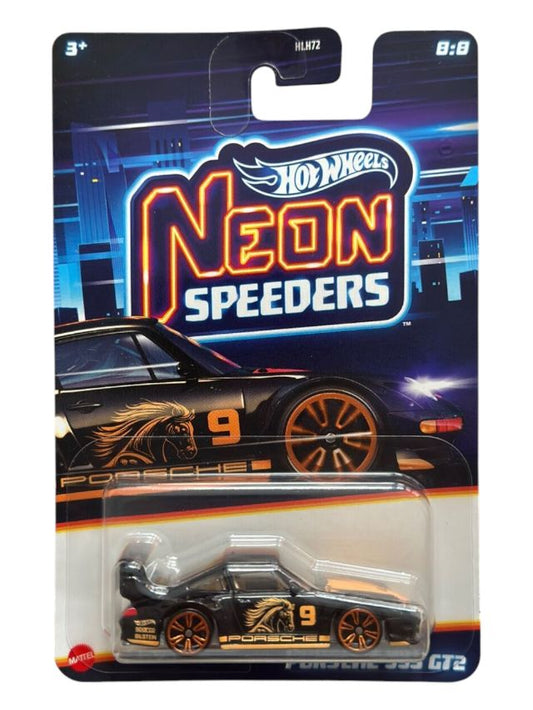 Hot Wheels Neon Speeders Porsche 993 GT2 Mainline Imported 1/64