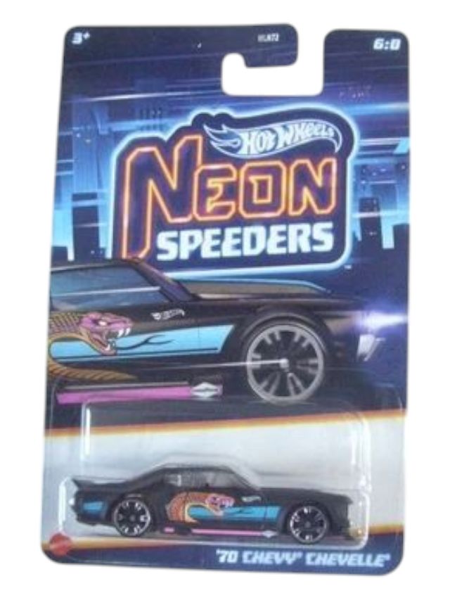 Hot Wheels Neon Speeders 70 Chevy Chevelle Mainline Imported 1/64