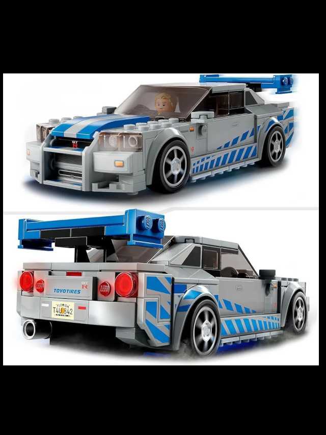 LEGO Speed champions 76917 2 fast 2 furious nissan skyline GT-R (R34)