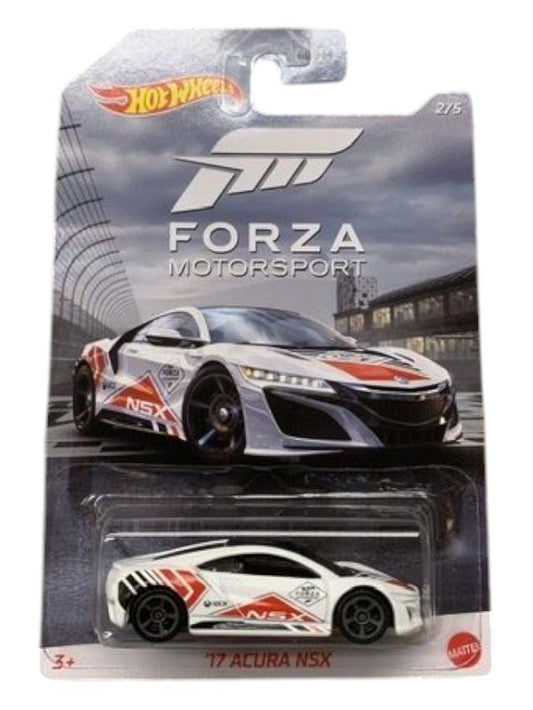 HotWheels Forza Motorsport '17 Acura NSX Imported Art Card Mainline 1:64 Scale