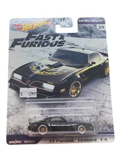 HOTWHEELS Premium Fast & Furious '77 Pontiac Fierbird T/A Imported Premium 1:64 Scale