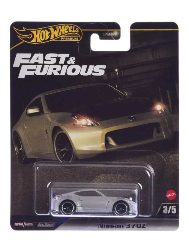 Hotwheels fast and Furious Nissan 370z imported premium 1:64 scale