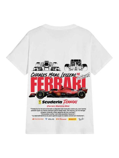 Drift culture Ferrari edition oversize tshirt