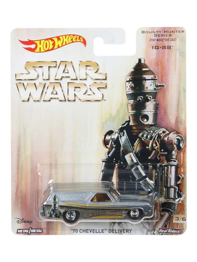 HOTWHEELS STAR WARS Bounty Hunter Series '70 Chevelle Delivery Imported Collection 1:64 Scale