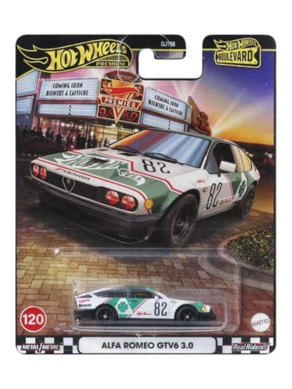 Hotwheels boulevard alfa Romeo gtv6 3.0 imported premium 1:64 Scale