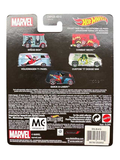 HOTWHEELS Marvel Spider-Woman Edition Quick D- Livery Imported Collection 1:64 Scale