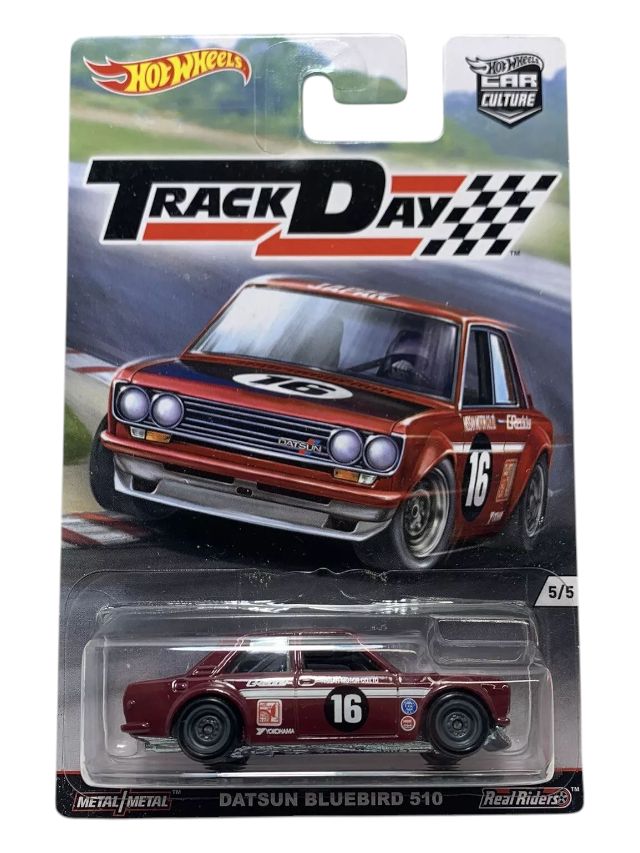 HotWheels Car Culture Track Day Datsun Bluebird 510 Imported Card Art Mainline 1:64 Scale