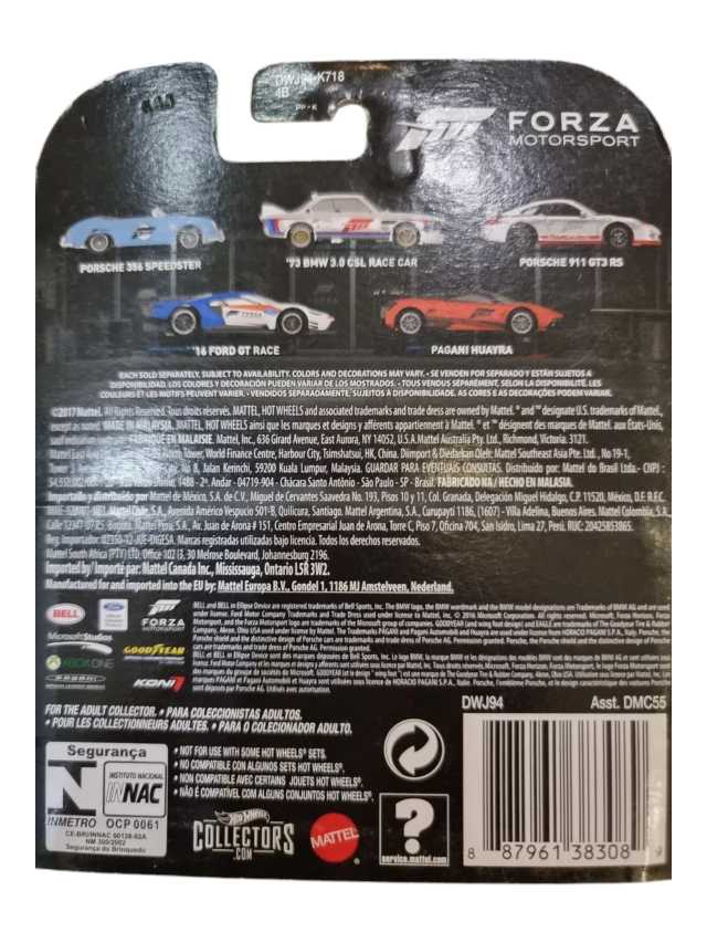 HOTWHEELS Forza Motorsport Pagani Huayra Imported Collection 1:64 Scale