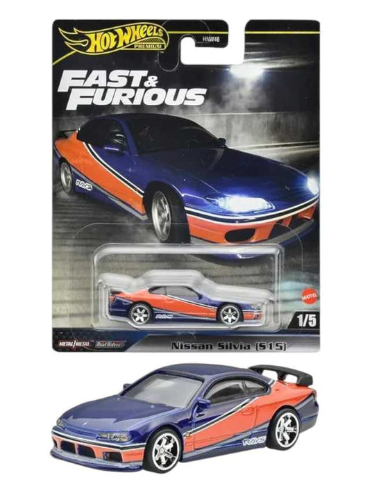 Hotwheels Fast and Furious Nissan Silvia (s15) imported premium 1:64 Scale