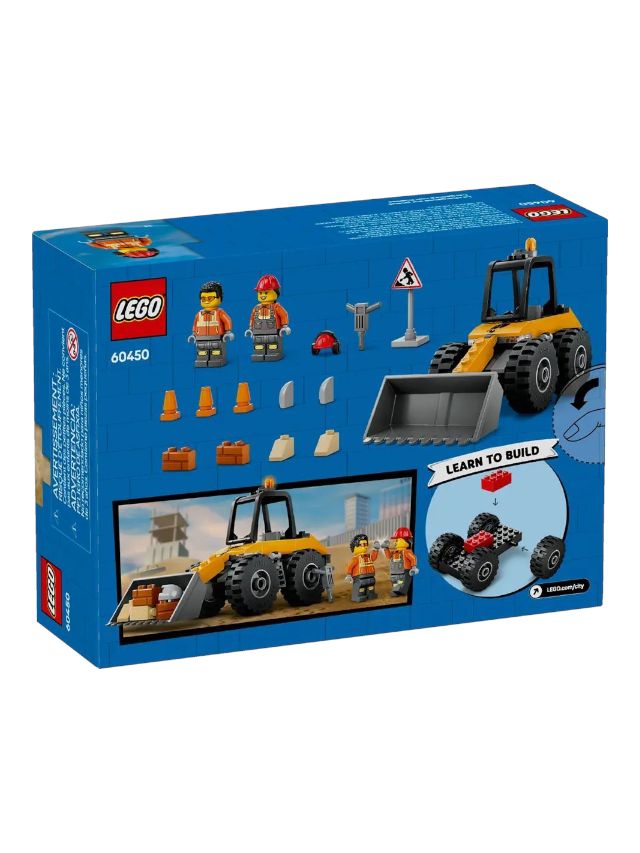 LEGO® City Yellow Construction Wheel Loader 60450.