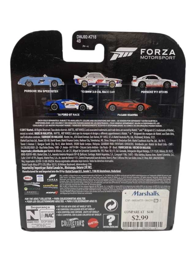 HOTWHEELS Forza Motorsport '16 Ford GT Race Imported Collection 1:64 Scale