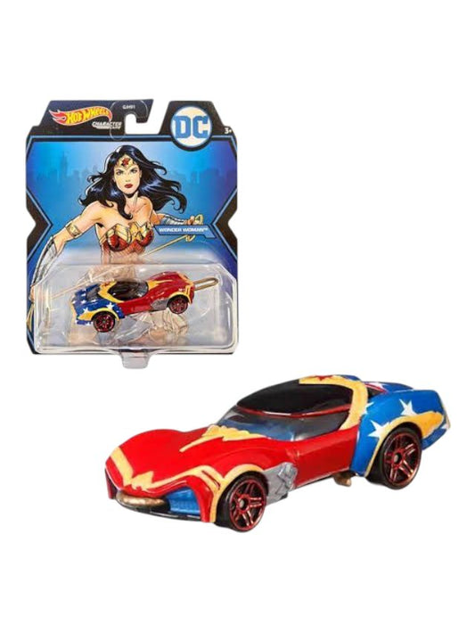 Carrinho Hot Wheels Character Cars Wonder Woman Mulher Maravilha DC GYB48