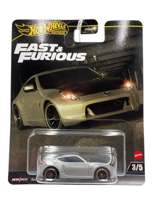 Hotwheels fast and Furious Nissan 370z imported premium 1:64 scale