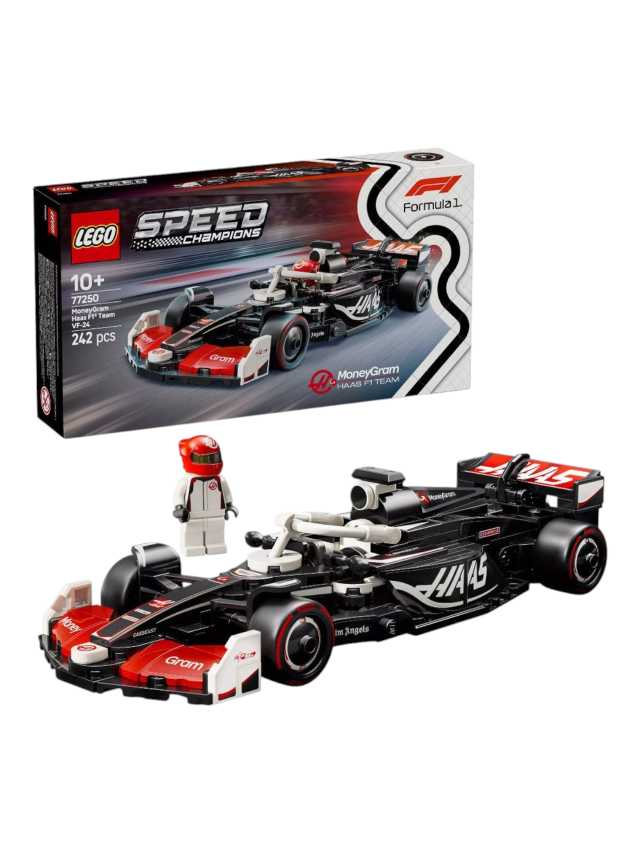 LEGO 77250 Speed Champions MoneyGram Haas F1 Team VF-24 Race Car (242 Pieces)