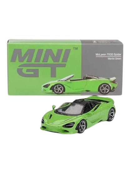 Mini GT McLaren 750s spider mantis Green imported Premium Edition 1:64