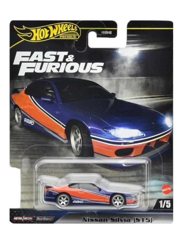 Hotwheels Fast and Furious Nissan Silvia (s15) imported premium 1:64 Scale