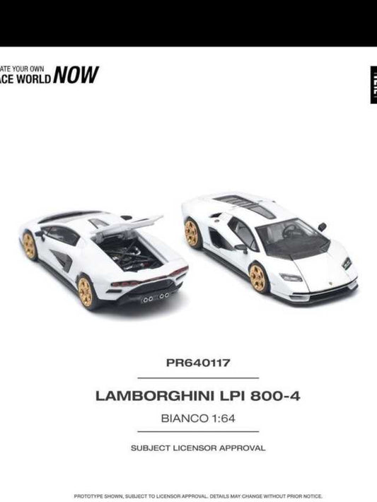 Pop race pr64-117 Lamborghini countach lpi 800-4 1:64 scale