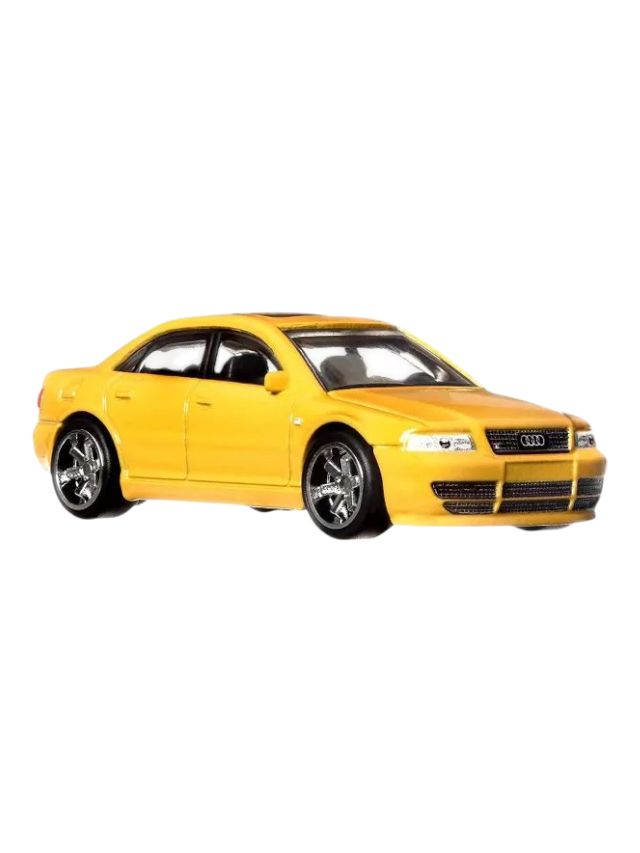 HOTWHEELS Deutschland design audi S4 Quattro (blister damaged car is mint condition) imported premium 1:64 scale