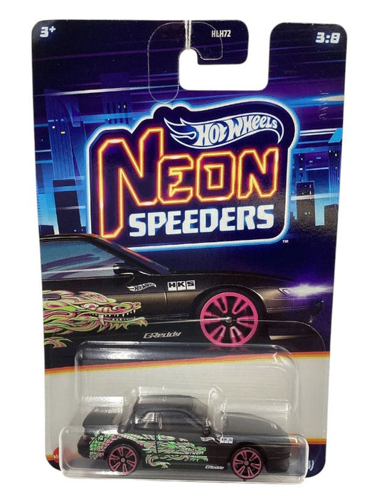 Hot Wheels Neon Speeders Nissan Silvia (S13) Mainline Imported 1/64