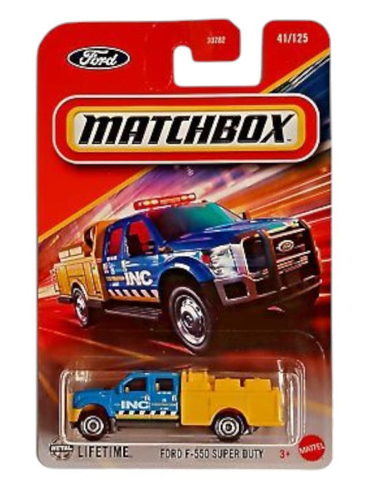 Matchbox Ford F-550 Super Duty Mainline Imported 1/64