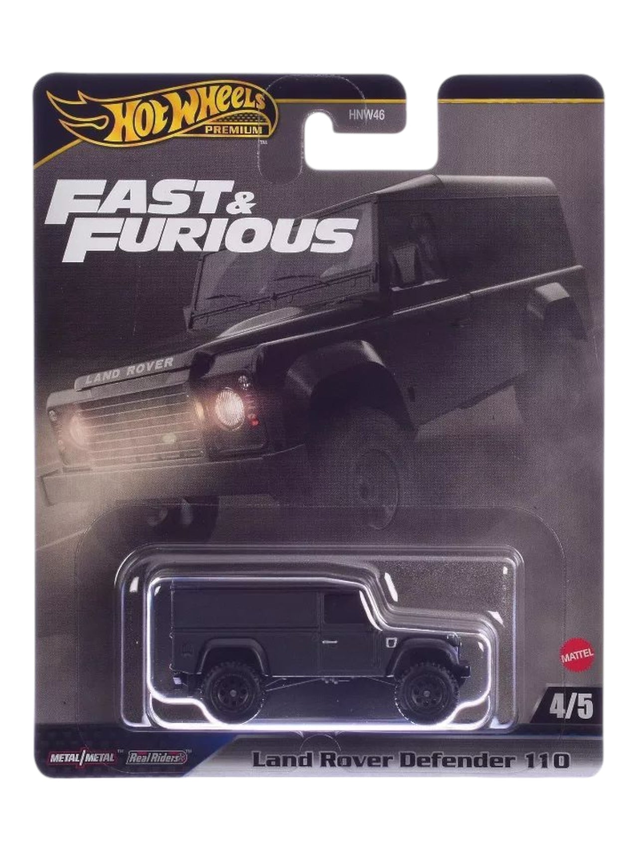 Hotwheels fast and Furious land rover defender 110 imported premium collection 1:64 scale