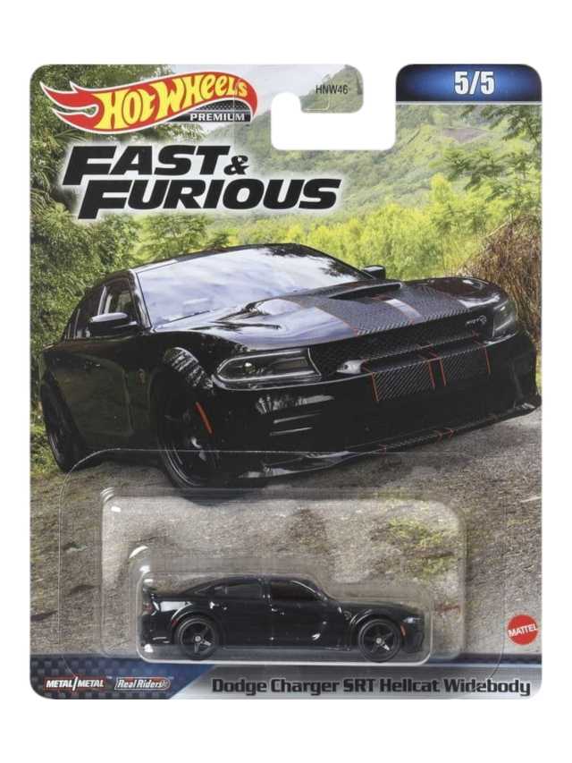 Hotwheels fast and Furious Dodge charger srt hellcat widebody imported premium 1:64 Scale