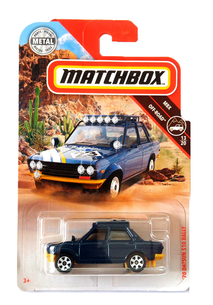 Match Box 70 Datsun 510 Rally