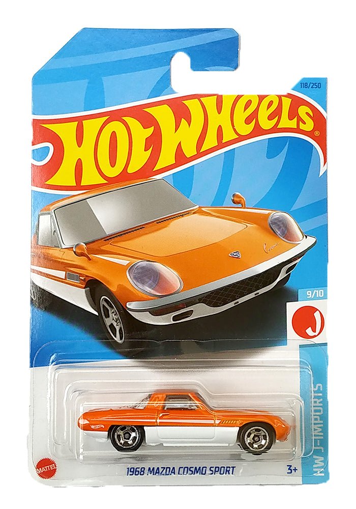 Hot Wheels 1968 Mazda Cosmo Sport – Orange / White HW J-imports – Toy ...