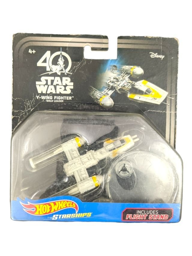 Exclusive Hotwheels Starships 40 Star Wars Y-wing Fighter Gold Leader ...